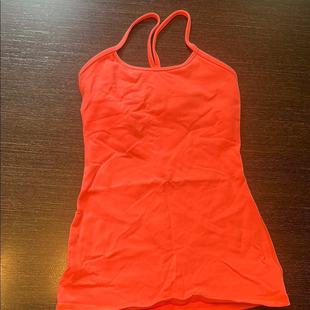 lululemon athletica Orange Tank Top